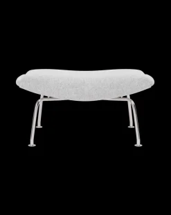 OX Skammel - Primo 88 læder i Sort af Hans J. Wegner