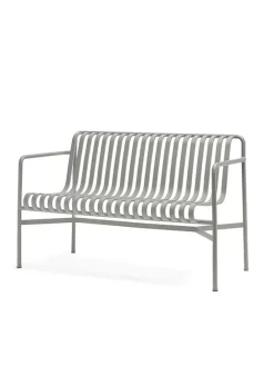 Palissade Dining Bench, sky grey fra Hay