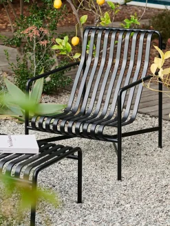 Palissade Lounge Chair High, olive fra Hay