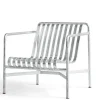 Palissade Lounge Chair Low, hot galvanised fra Hay
