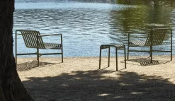 Palissade Lounge Chair Low, olive fra Hay