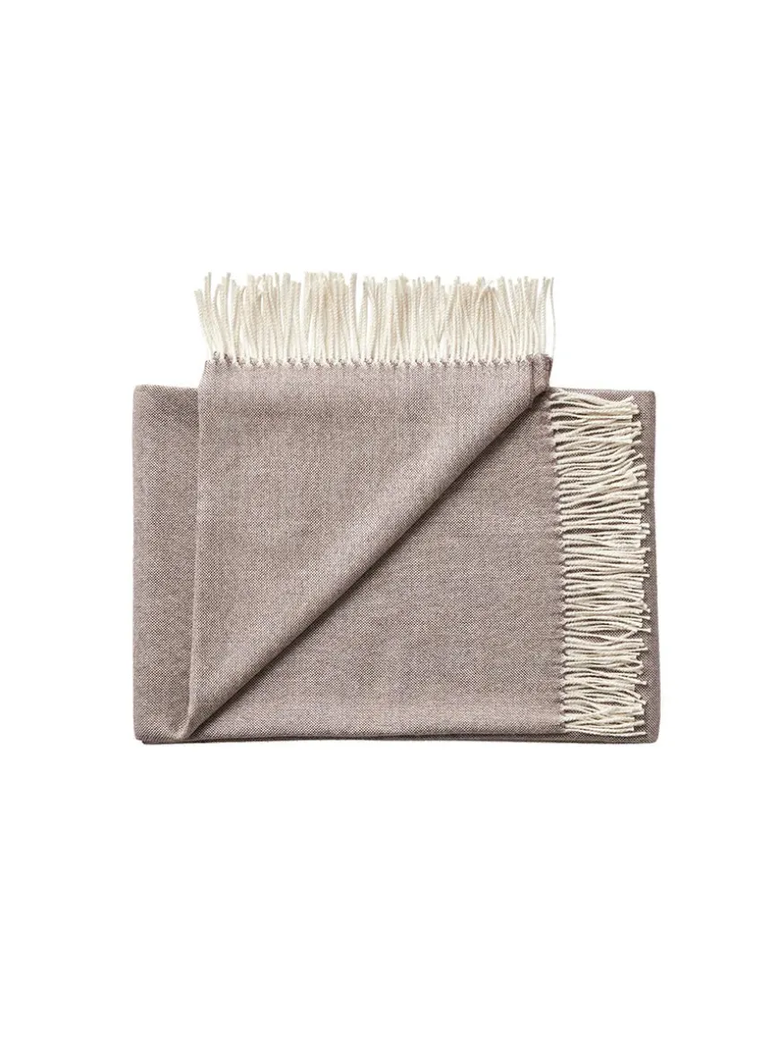 Panama Plaid, grey mauve fra Silkeborg Uldspinderi