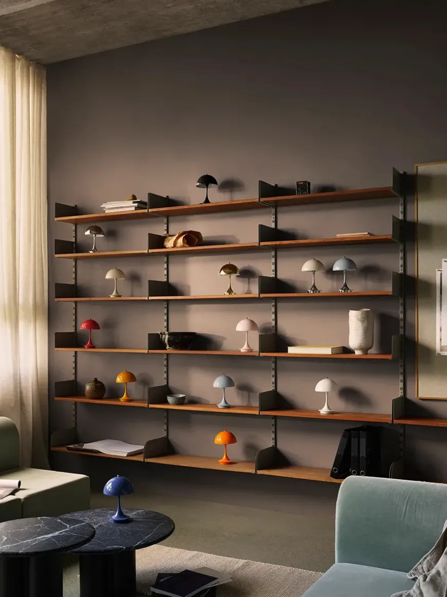 Panthella 160 Portable V3, chrome af Verner Panton