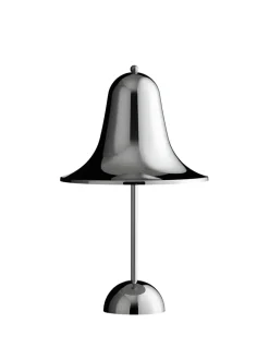 Pantop Portable bordlampe, Shiny Chrome fra Verpan