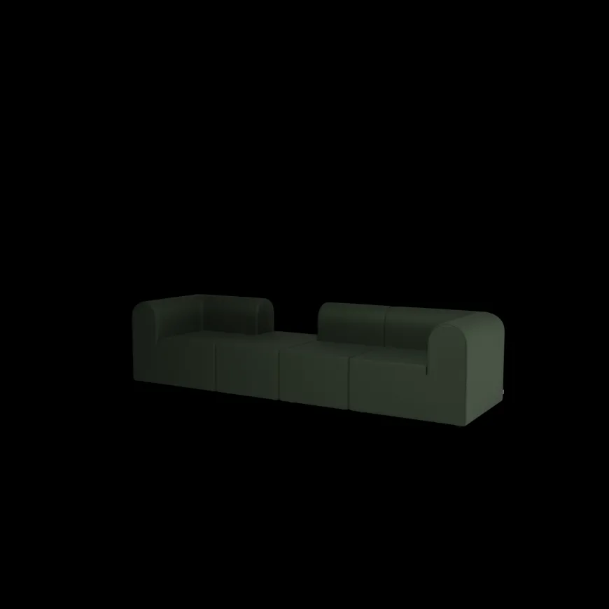 Paradigm 4-personers sofa med armlæn fra Montana