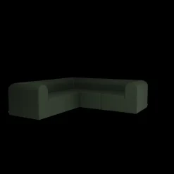 Paradigm 3-personers sofa med pouf venstre fra Montana