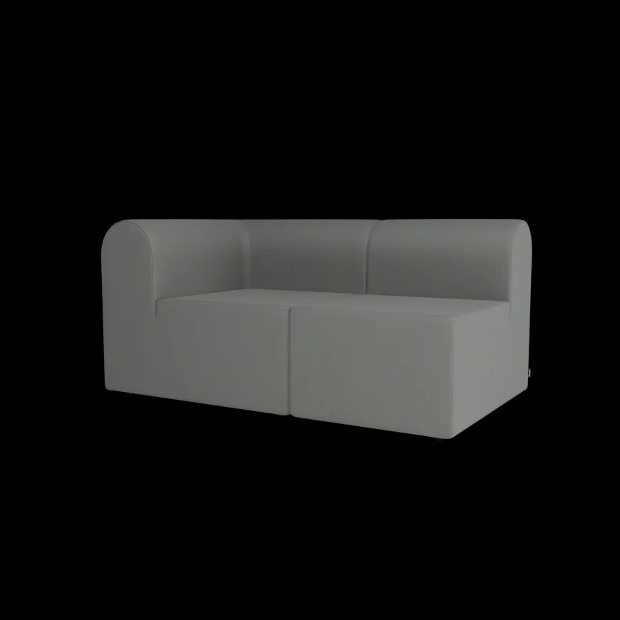 Paradigm 3-personers sofa med pouf venstre fra Montana