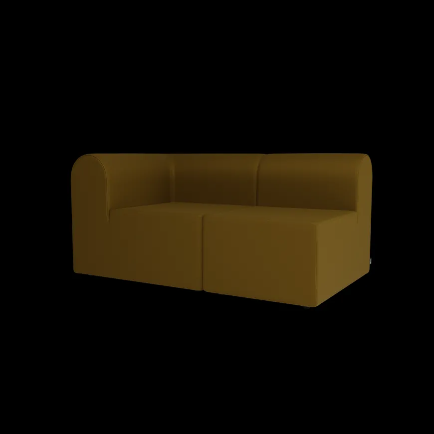 Paradigm 3-personers sofa med pouf venstre fra Montana