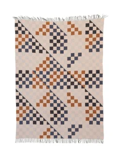 Patch Plaid, white/deer/onyx fra raawii