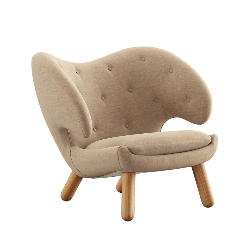 Pelikan stol, eg olie af Finn Juhl