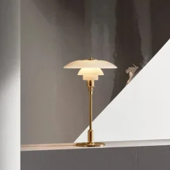 PH 3/2 Bordlampe, Aged Brass fra Louis Poulsen