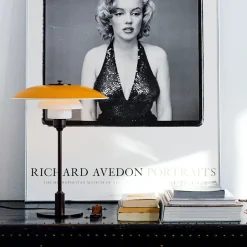 PH 3½-2½ Bordlampe, grøn af Poul Henningsen