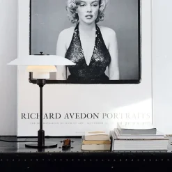 PH 3½-2½ Bordlampe, grøn af Poul Henningsen