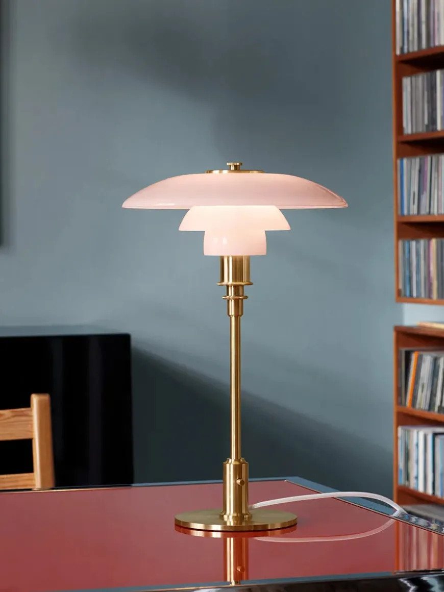 PH 3/2 Bordlampe, sort metalliseret fra Louis Poulsen