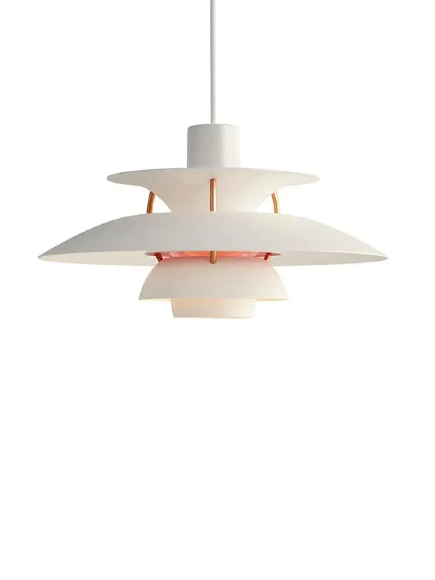 PH 5 Mini Pendant, Monochrome Pale Pewter af Poul Henningsen