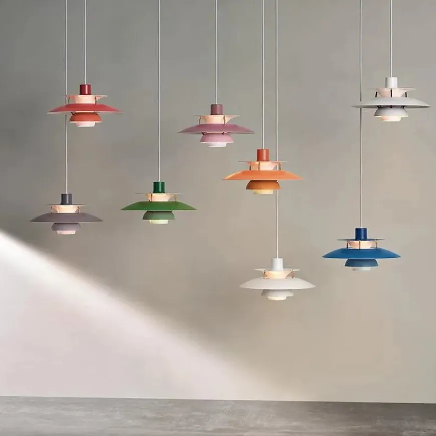 PH 5 Mini Pendant, Monochrome Pale Pewter af Poul Henningsen