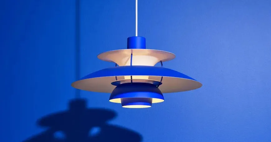 PH 5 Mini Pendant, Monochrome Pale Pewter af Poul Henningsen