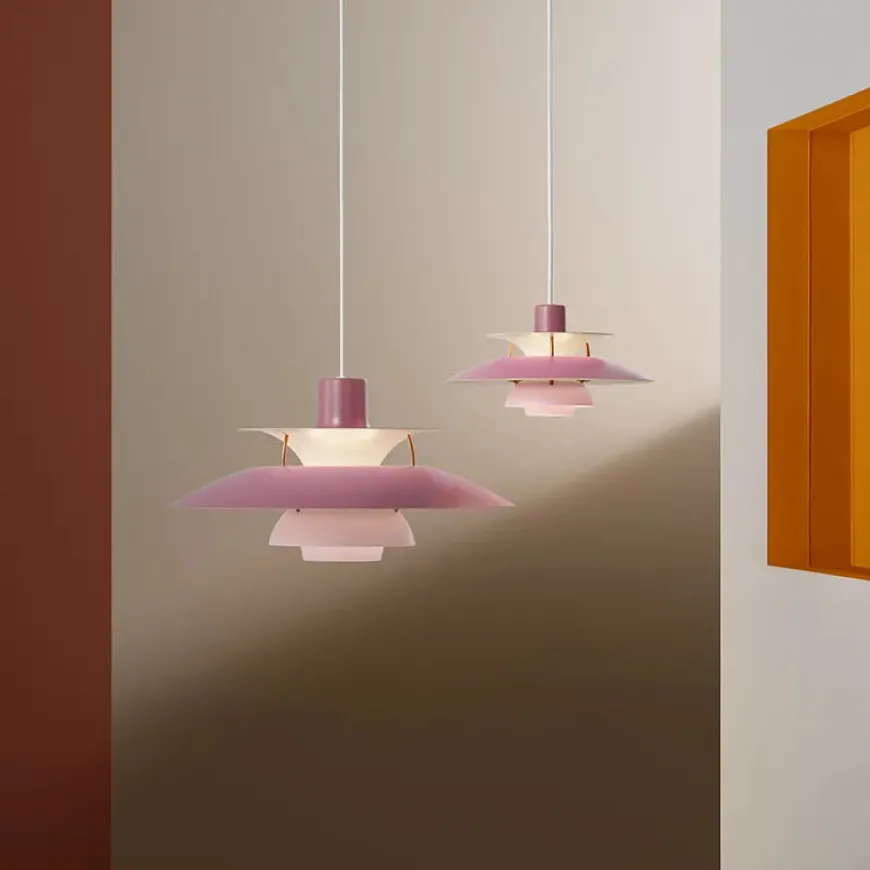 PH 5 Pendant, Monochrome Pale Pewter af Poul Henningsen