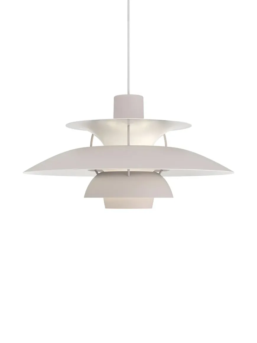 PH 5 Pendant, Monochrome Pale Pewter af Poul Henningsen