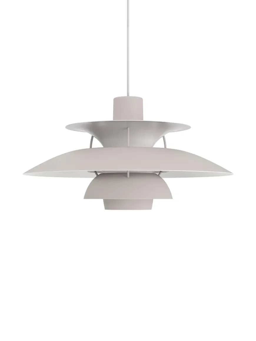 PH 5 Pendant, Monochrome Pale Pewter af Poul Henningsen