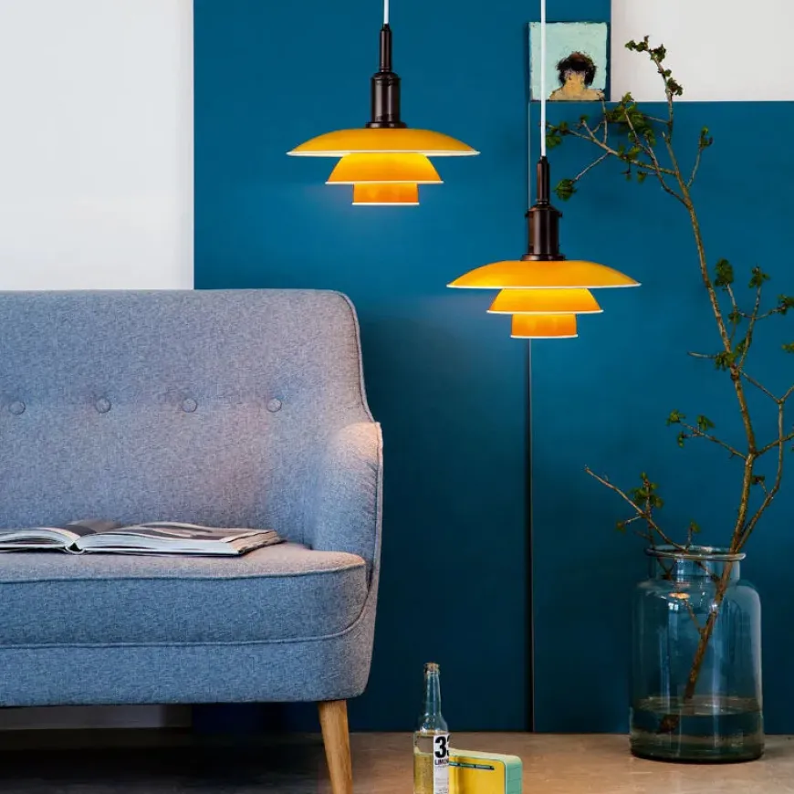 PH 3½-3 Pendel, gul af Poul Henningsen