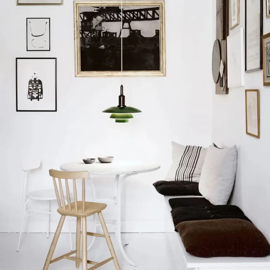 PH 3½-3 Pendel, hvid af Poul Henningsen