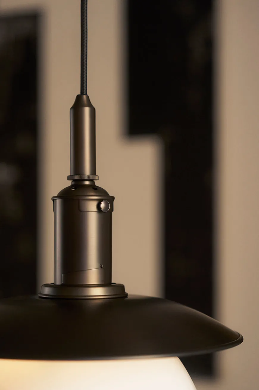 PH 3/3 pendel, messing/opalt glas, limited edition 2022 af Poul Henningsen