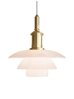 PH 3/3 pendel, messing/opalt glas, limited edition 2022 af Poul Henningsen