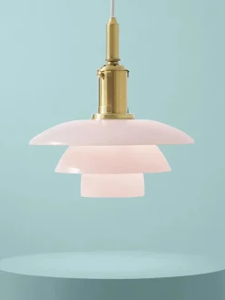 PH 3/3 pendel, messing/opalt glas, limited edition 2022 af Poul Henningsen