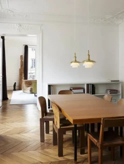 PH 3/3 pendel, messing/opalt glas, limited edition 2022 af Poul Henningsen