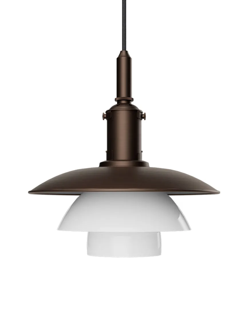 PH 3/3 pendel, messing/opalt glas, limited edition 2022 af Poul Henningsen