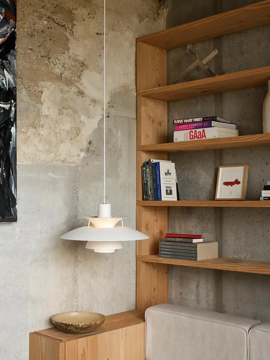 PH 5 pendel, Pastel Blue Rose Peach af Poul Henningsen