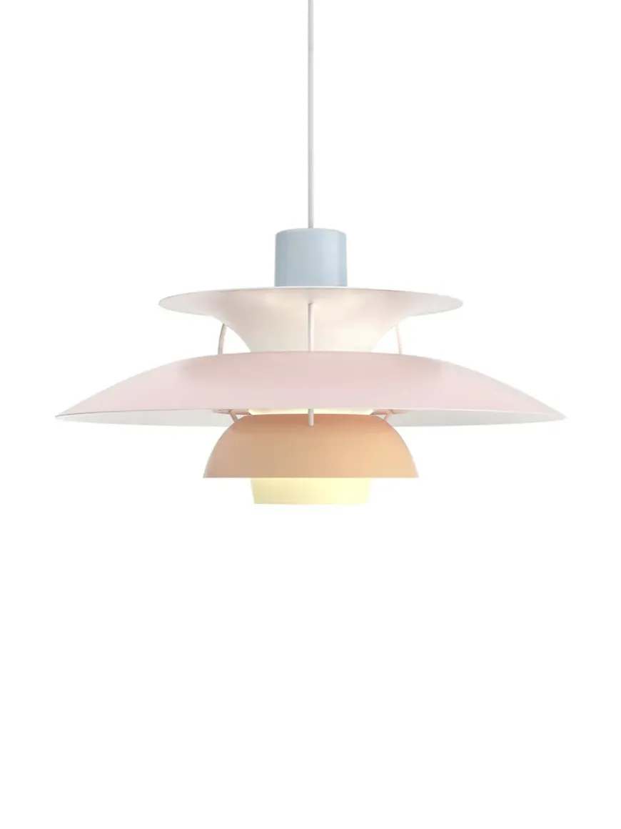 PH 5 pendel, Pastel Blue Rose Peach af Poul Henningsen
