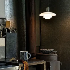 PH 2/1 Pendel, sort metalliseret fra Louis Poulsen