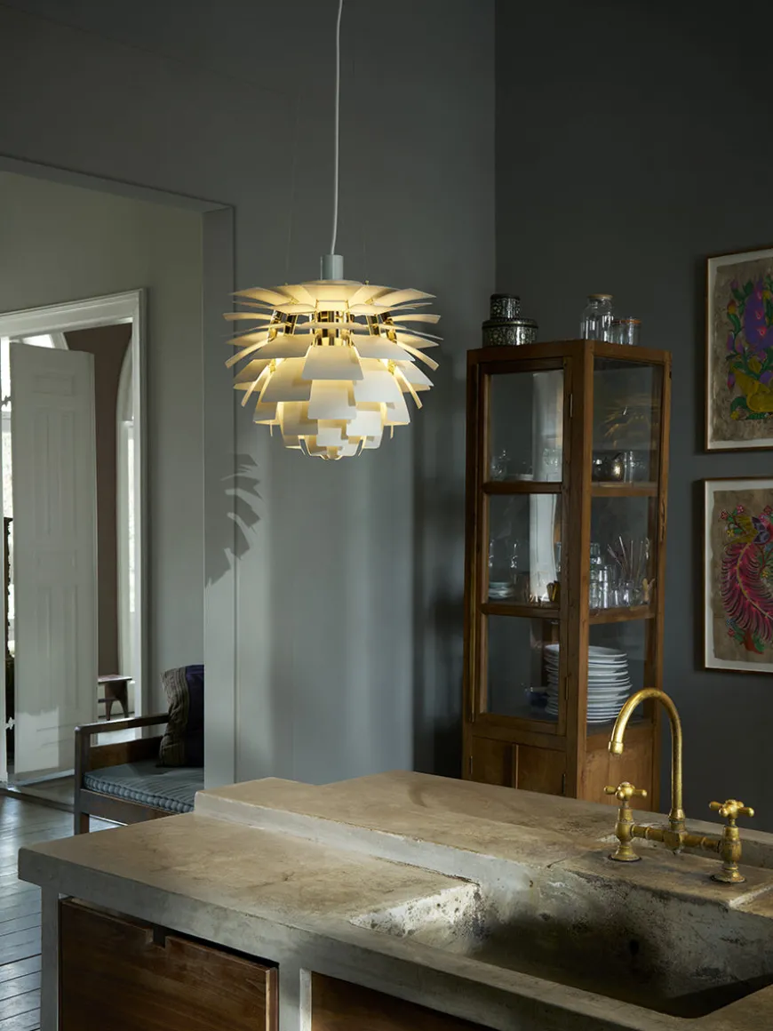 PH Artichoke Soft White/Brass fra Louis Poulsen