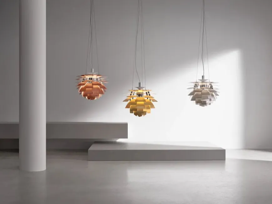 PH Artichoke Soft White/Brass fra Louis Poulsen