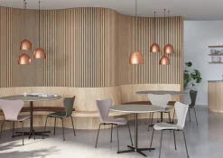 Piet Hein A602 cafébord, 75 x 75 cm fra Fritz Hansen