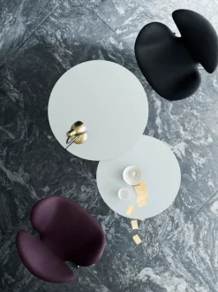 Piet Hein A223 Sofabord, Ø90 cm fra Fritz Hansen