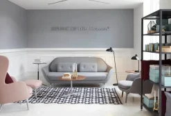 Piet Hein A223 Sofabord, Ø90 cm fra Fritz Hansen