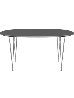Piet Hein B611 Superellipse spisebord, 135 x 90 cm fra Fritz Hansen