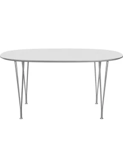 Piet Hein B611 Superellipse spisebord, 135 x 90 cm fra Fritz Hansen