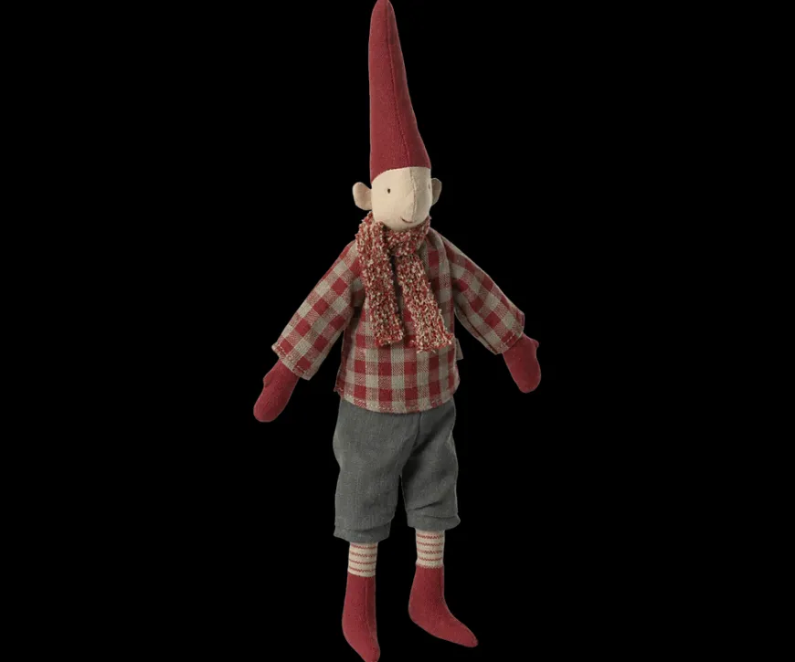 Pixy size 2 nissedreng med rød skjorte fra Maileg 2025