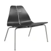 PK23 Lounge Chair, black/steel af Poul Kjærholm