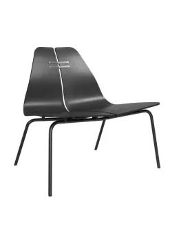 PK23 Lounge Chair, walnut/steel af Poul Kjærholm