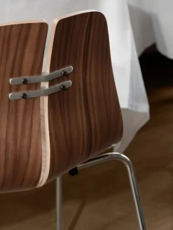 PK3 spisebordsstol, sort ask af Poul Kjærholm