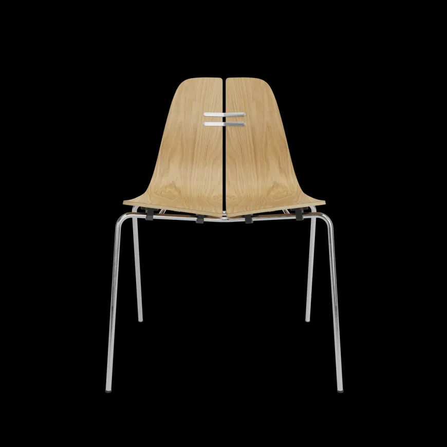 PK3 spisebordsstol, sort ask af Poul Kjærholm