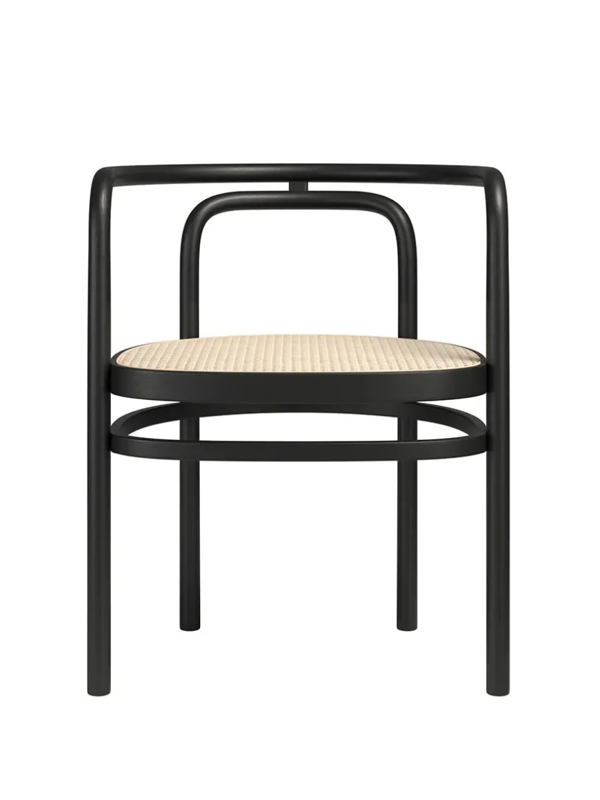 PK15 Stol, sortfarvet ask af Poul Kjærholm