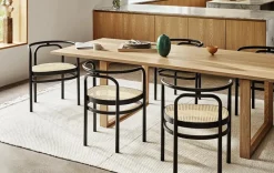 PK15 Stol, sortfarvet ask af Poul Kjærholm