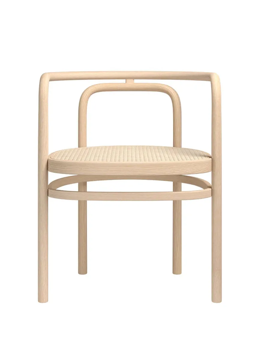 PK15 Stol, sortfarvet ask af Poul Kjærholm