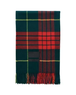 Queen blanket - Scottish green tartan fra Magniberg